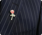 Rose Small Pin Badge