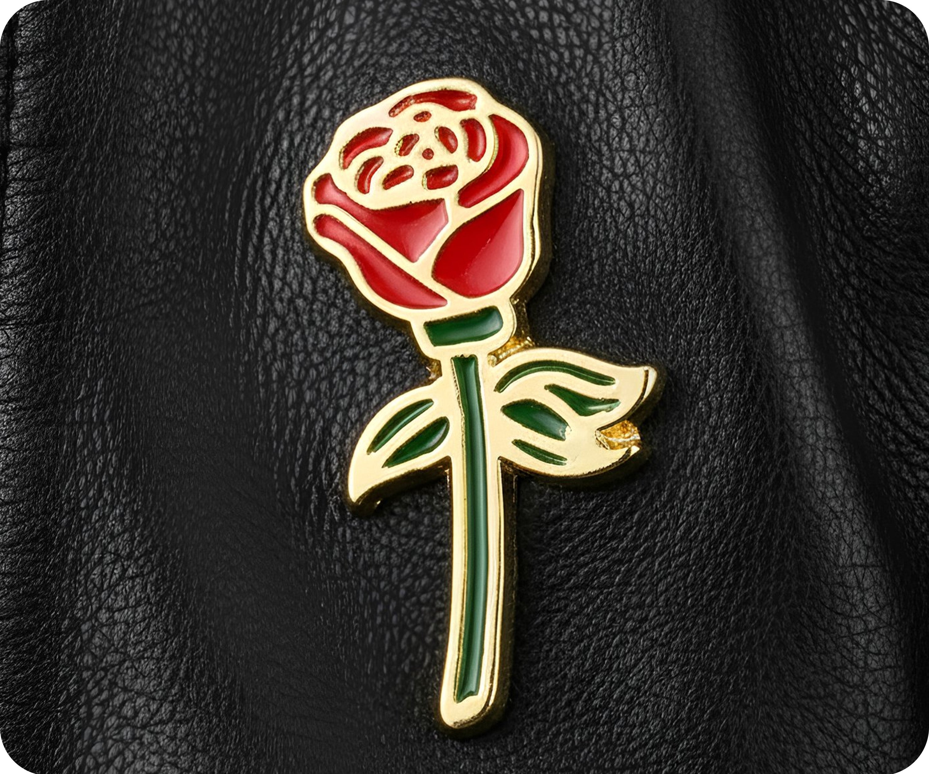 Rose Small Pin Badge