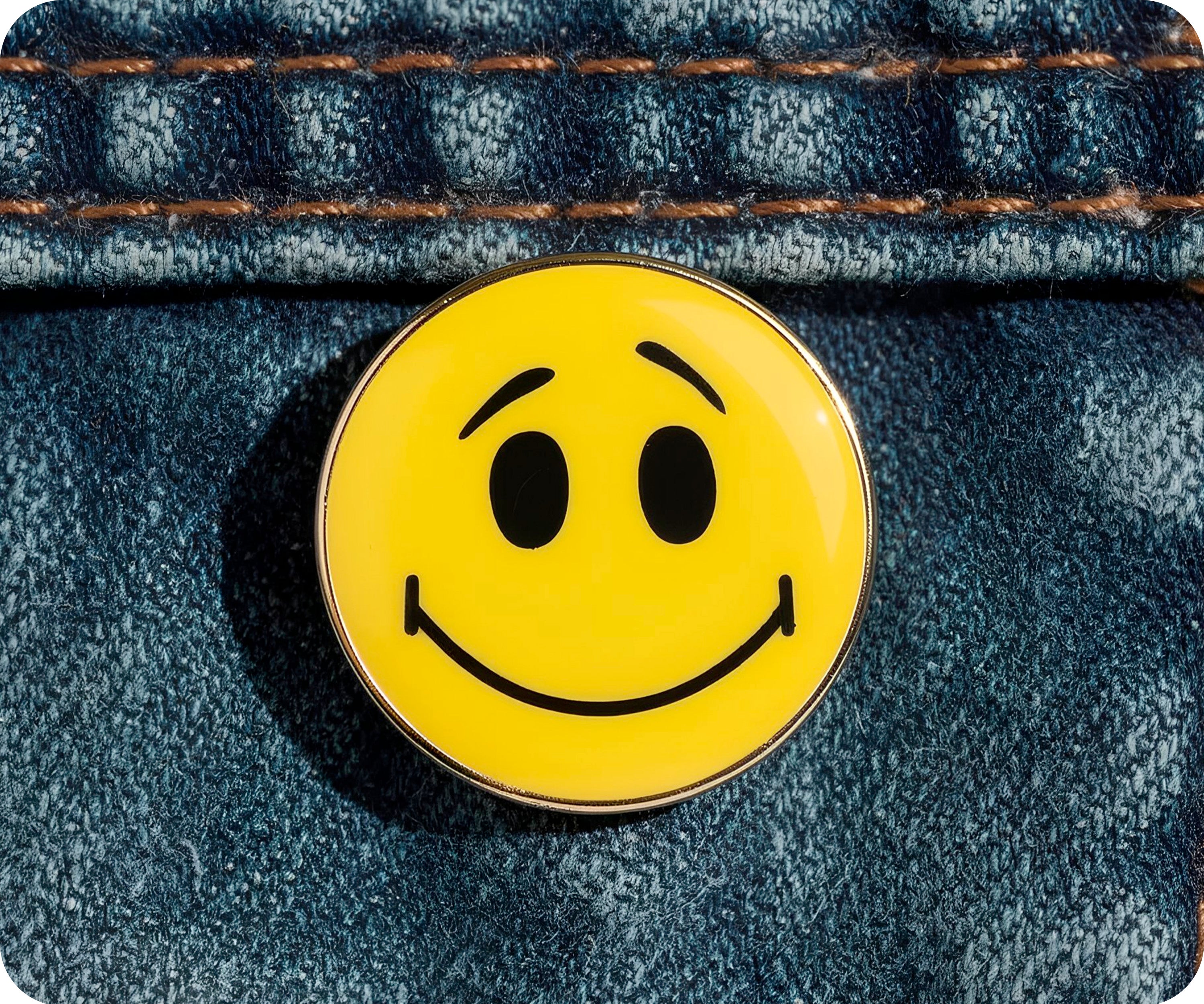 Cara sonriente amarilla Imagen secundaria del producto