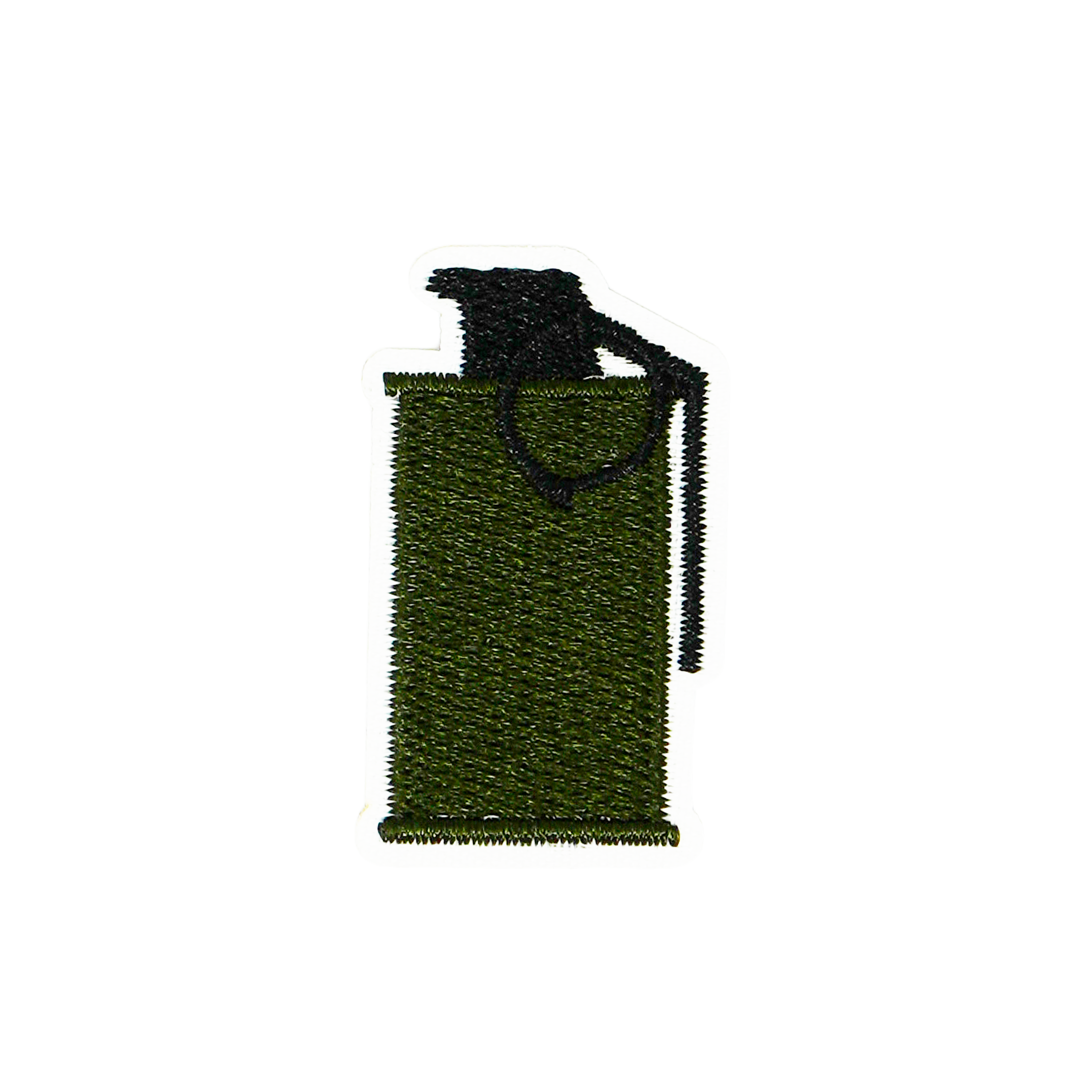 M18 Smoke Grenade Military Army Iron On Patch (2 x 4cm) Main image
