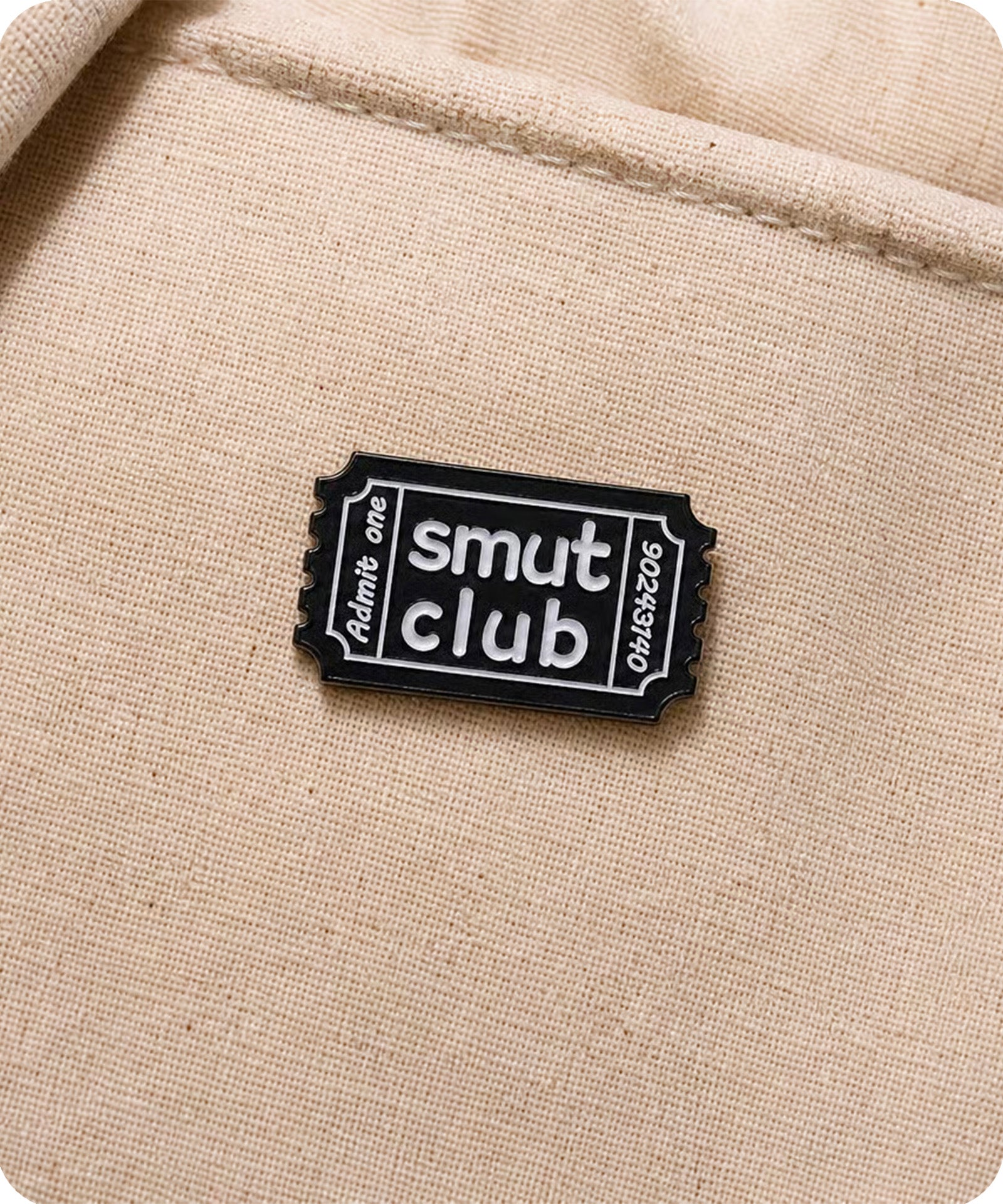 Smut Club Enamel Pin Badge