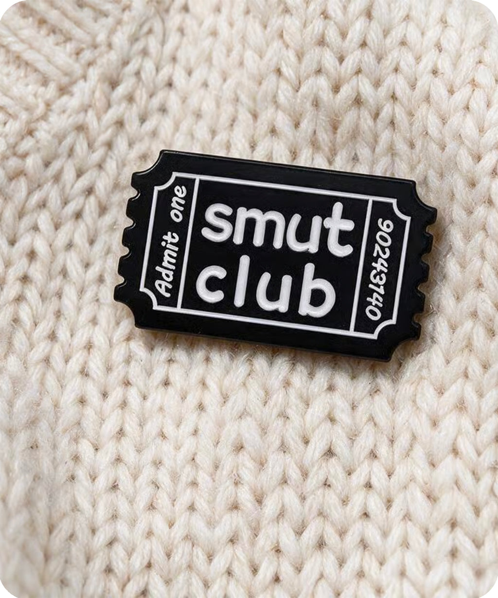 Smut Club Enamel Pin Badge