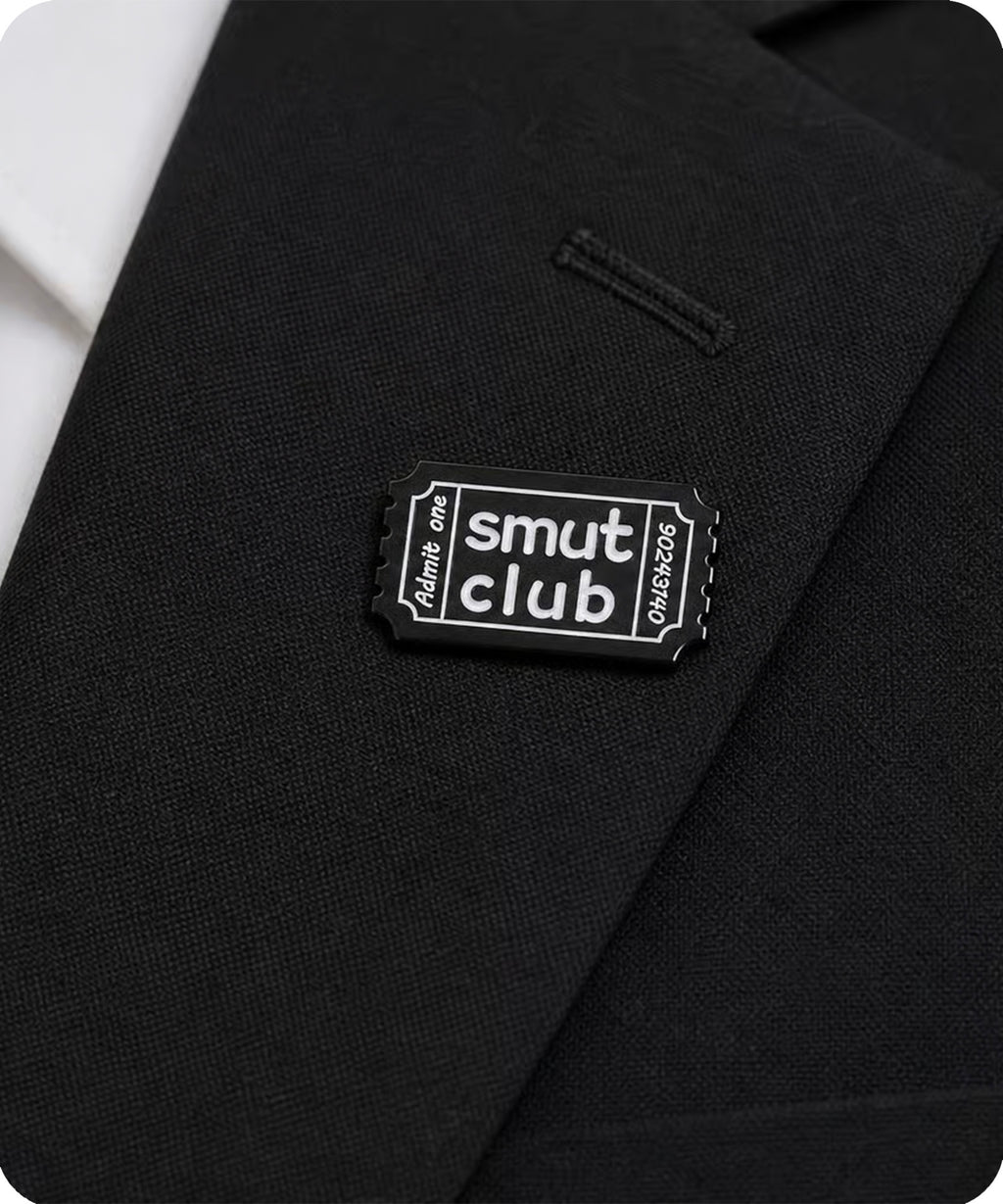 Smut Club Enamel Pin Badge