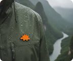 Stegosaurus Chicken Nugget Dinosaur Funny Pin Badge