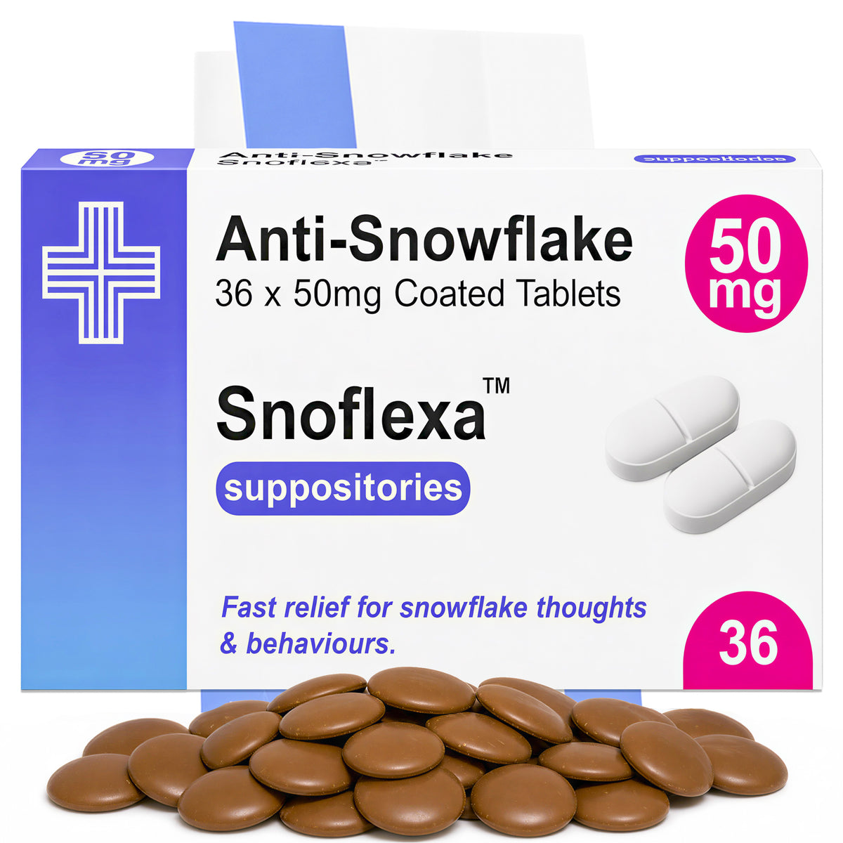Anti-Snowflake Prescription Milk Chocolate, 36g | Vegetarian