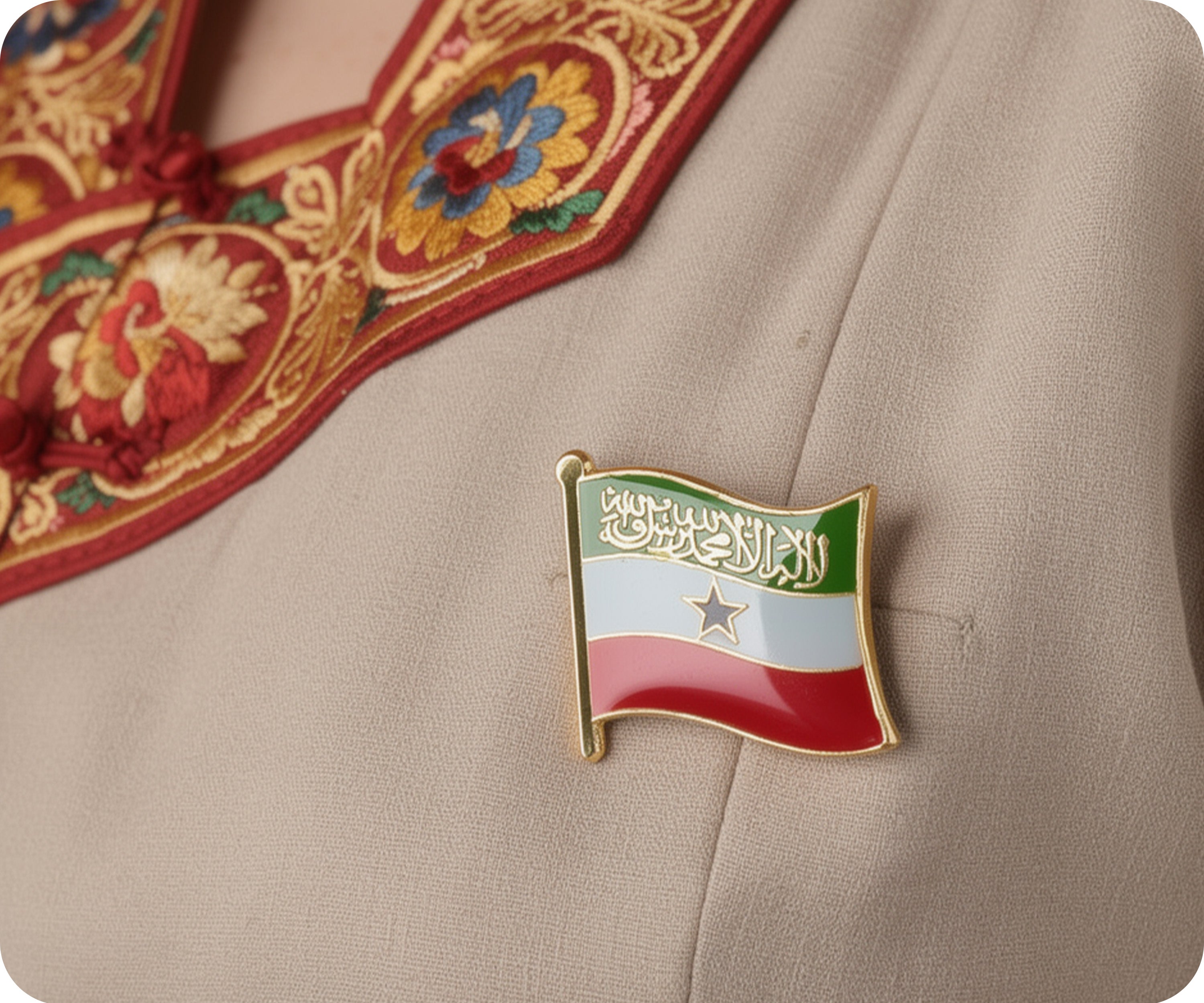 Somaliland Somalia Flag Pin Badge