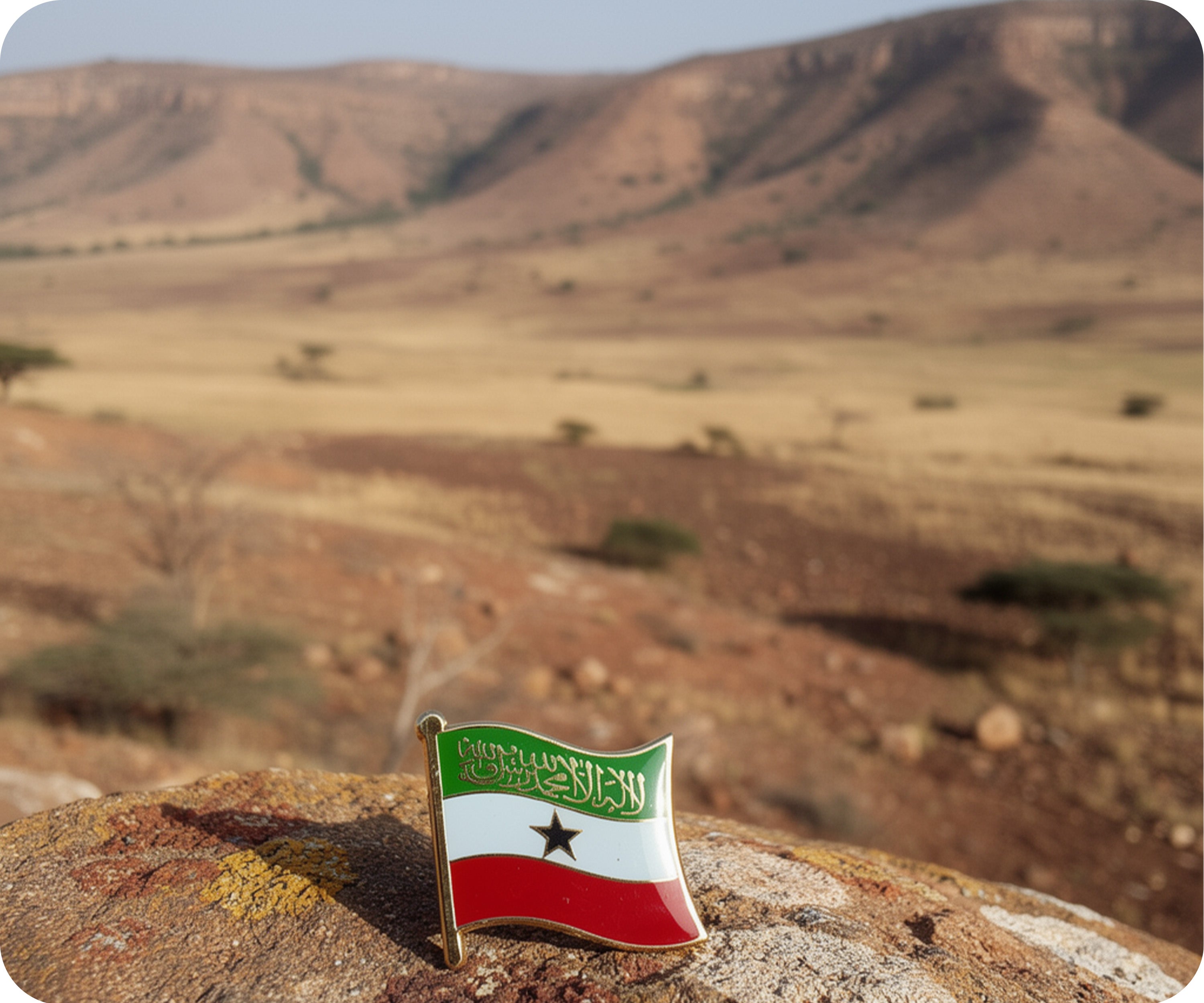 Somaliland Somalia Flag Pin Badge