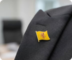 Somerset English County Flag Pin Badge