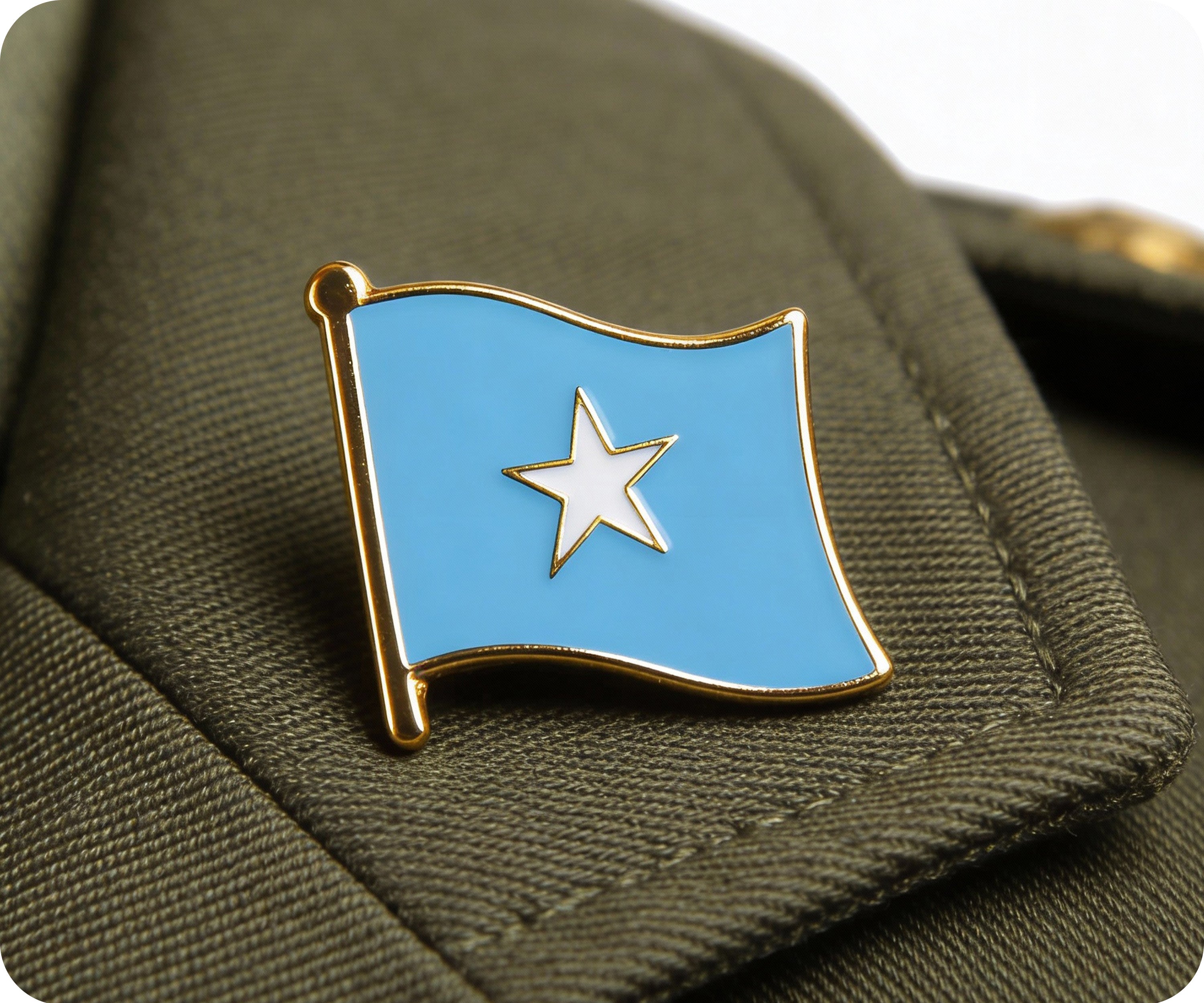 Somalia Flag Pin Badge