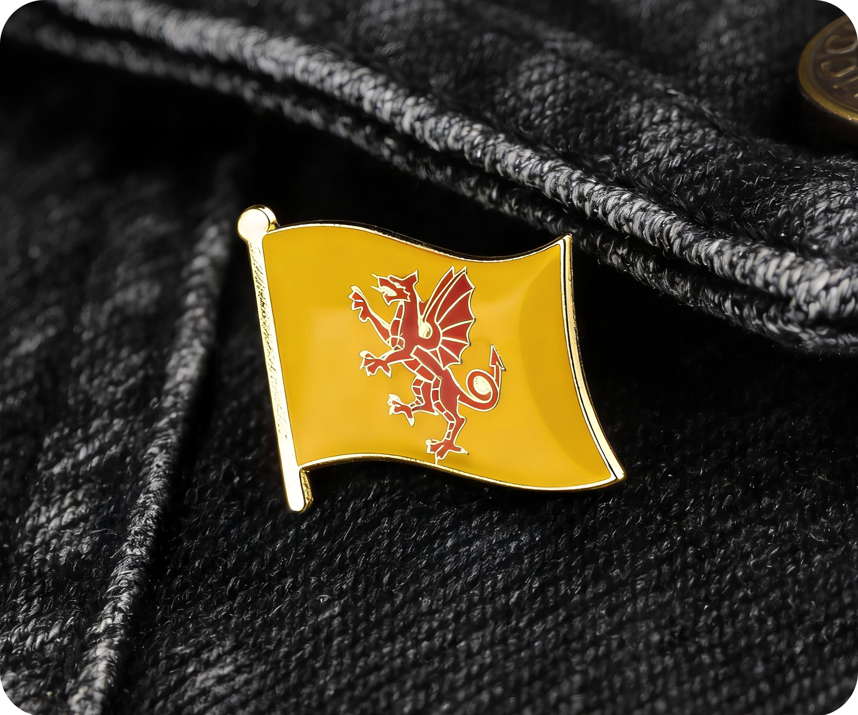 Somerset English County Flag Pin Badge