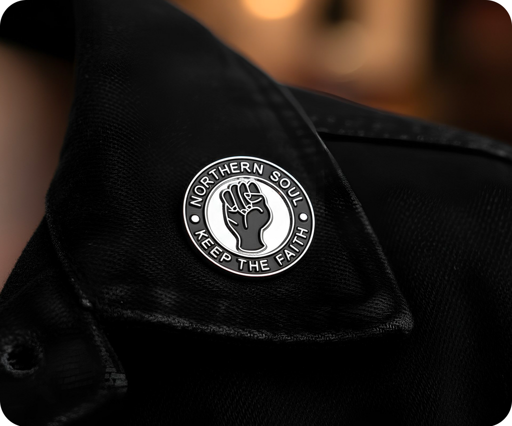 Northern Soul Pin Badge