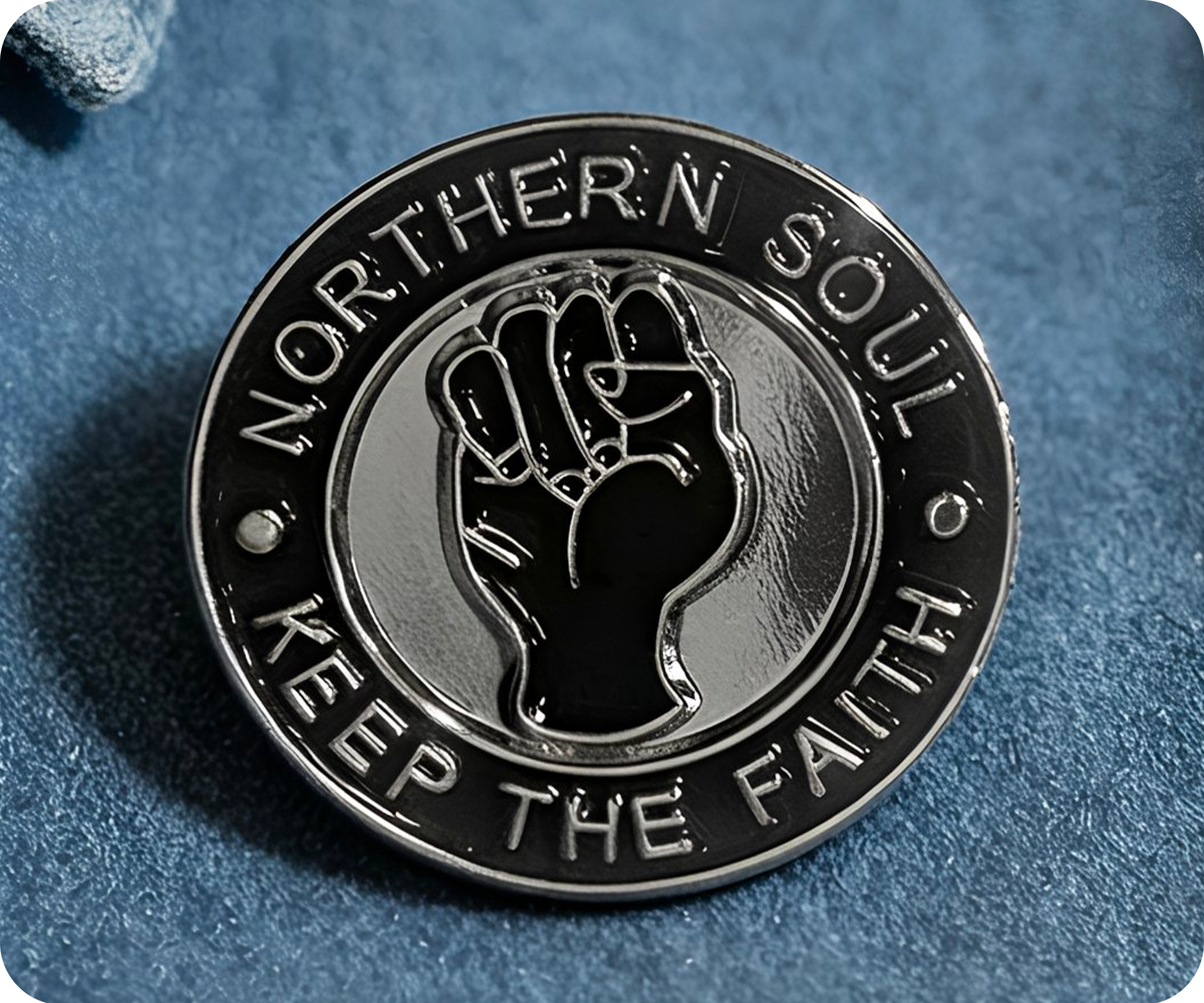 Insignia de pin de Northern Soul Imagen secundaria del producto