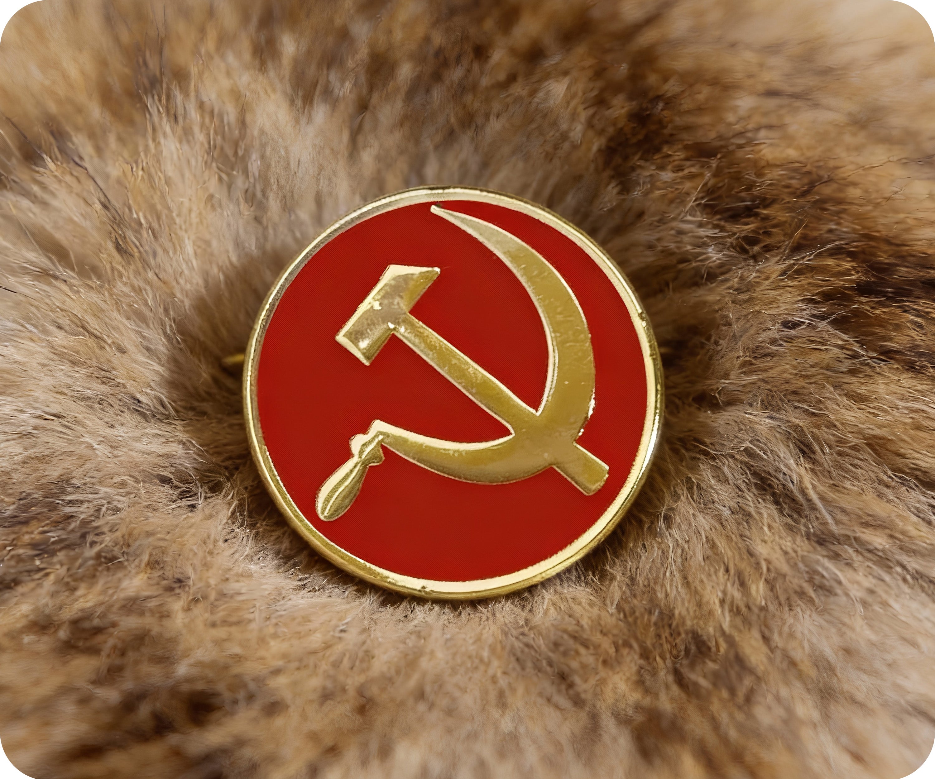 Insignia de botón pin soviético de la URSS comunista Imagen secundaria del producto