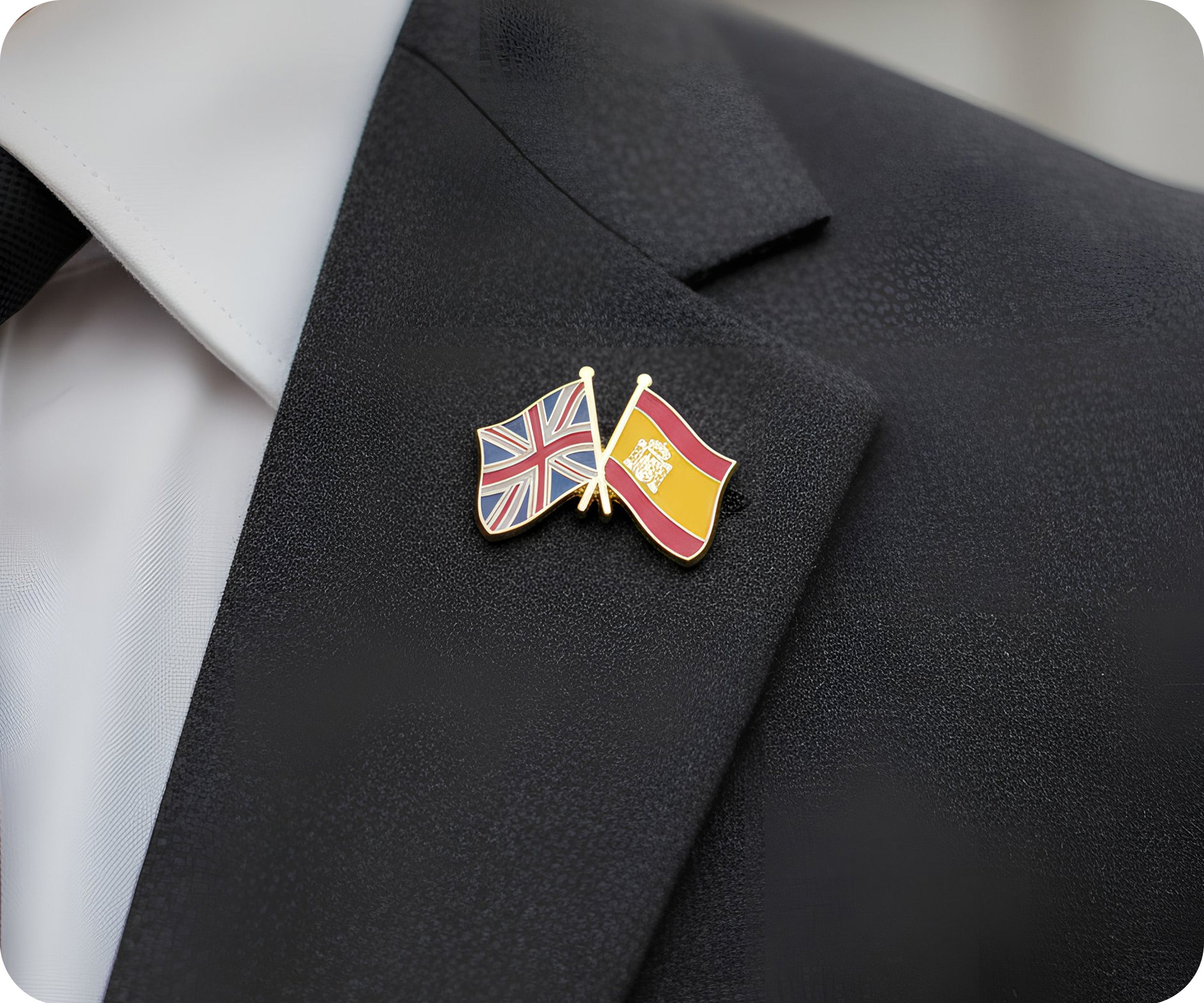 Pin de la amistad entre el Reino Unido y España Imagen secundaria del producto