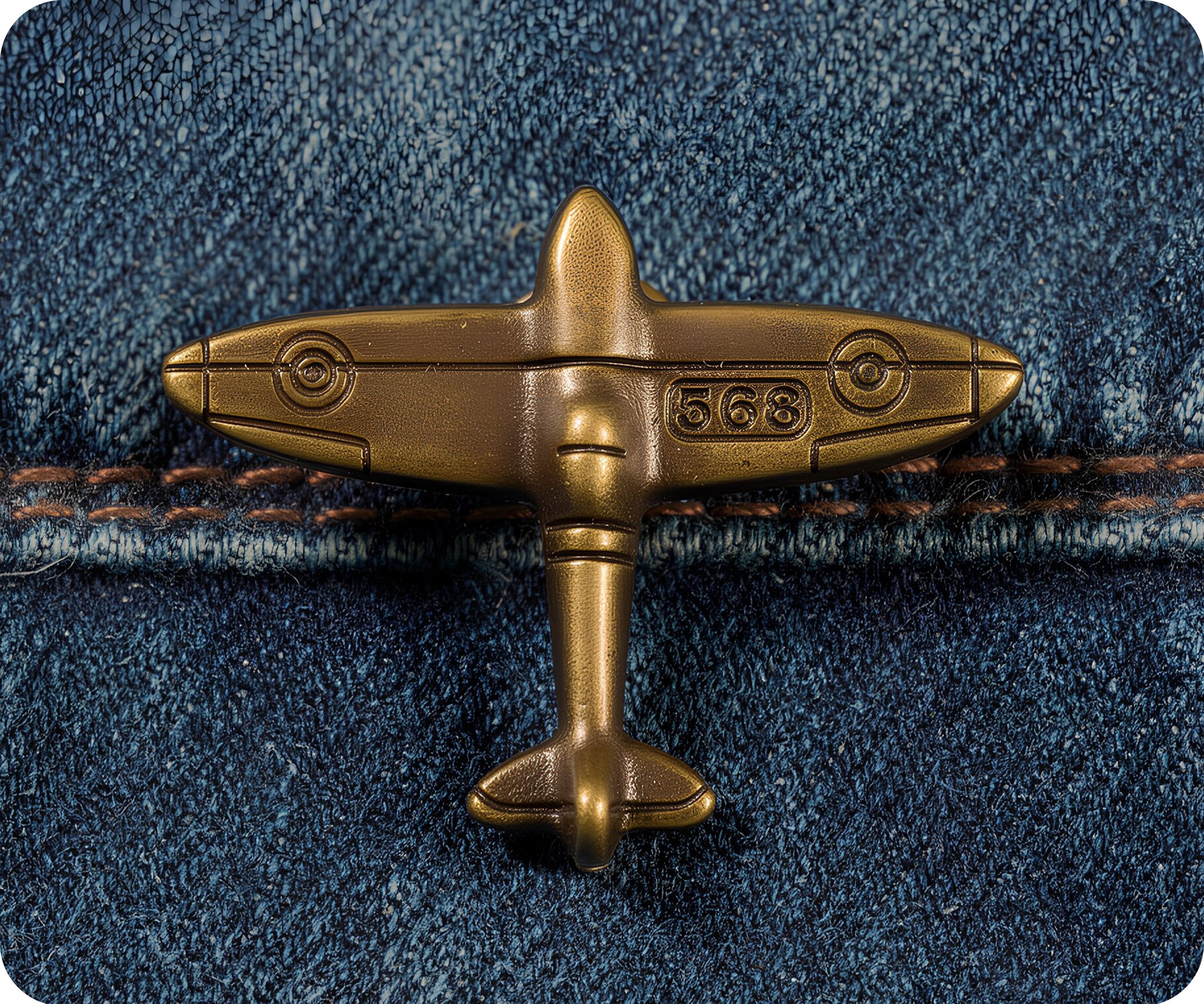 Spitfire Royal Air Force Historical Pin Badge