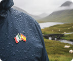 Mexico & Spain Friendship Pin Badge