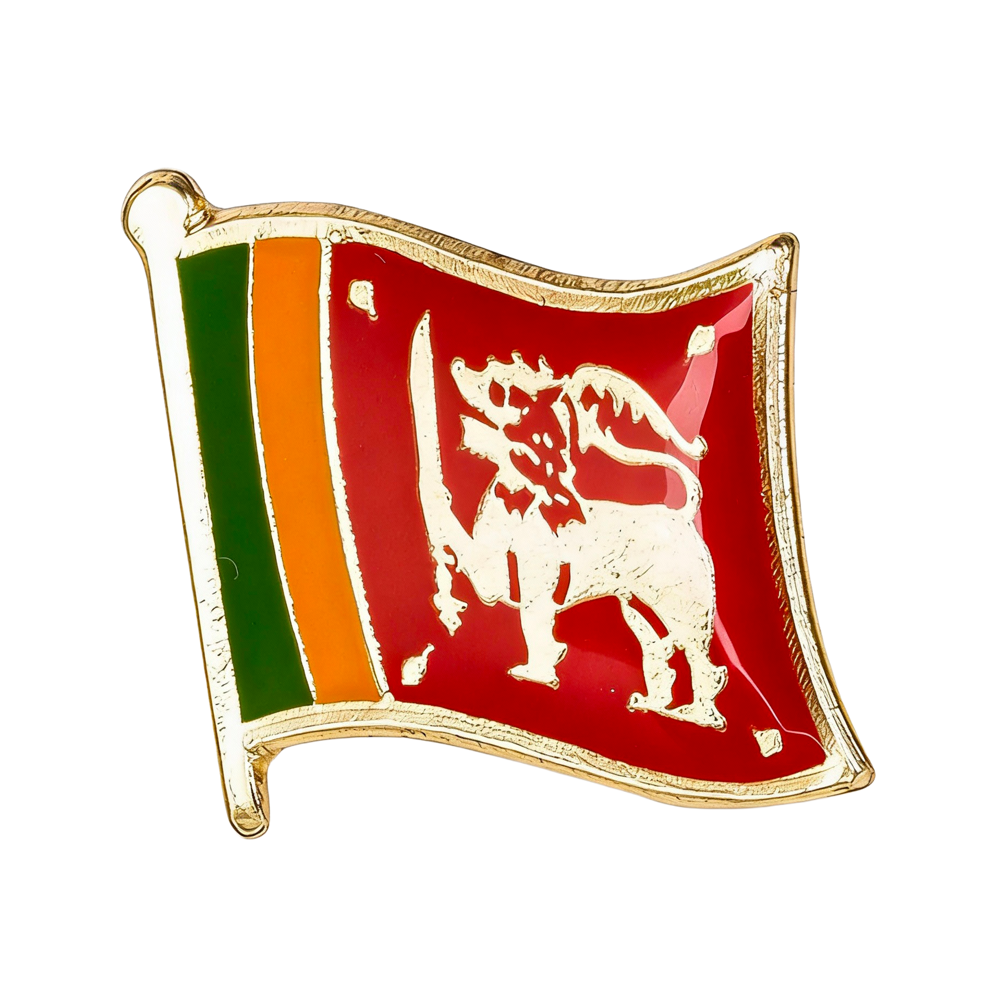 Sri Lanka Flag Pin Badge