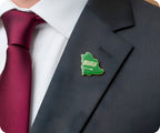 Saudi Arabia Country Shape Pin Badge