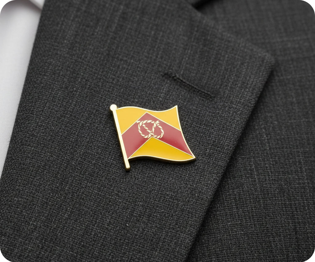 Staffordshire English County Flag Pin Badge