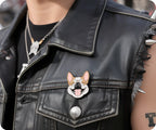 Staffordshire Bull Terrier Dog Pin Badge