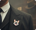 Staffordshire Bull Terrier Dog Pin Badge