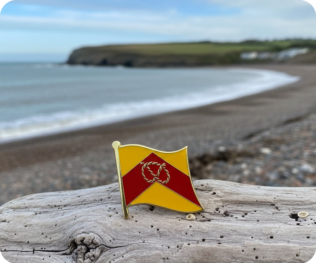 Staffordshire English County Flag Pin Badge