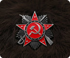 Soviet Star With Sword Pin Badge