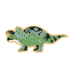 Stegosaurus Dinosaur Pin Badge