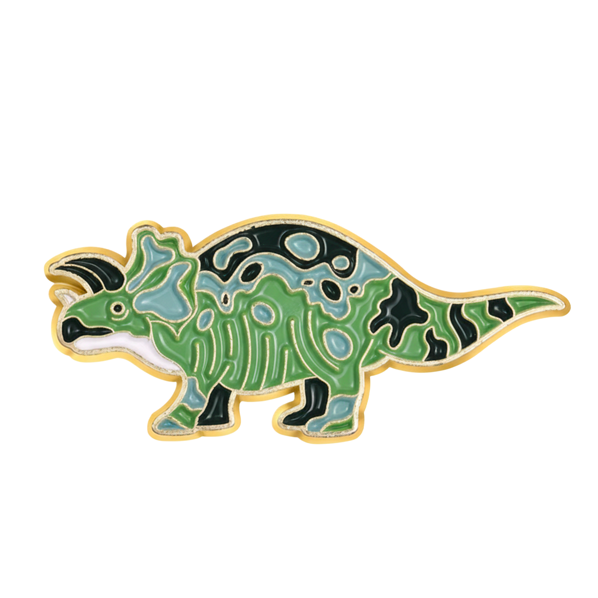 Stegosaurus Dinosaur Pin Badge