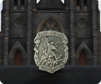 St Micheal Protector Shield  Pin Badge