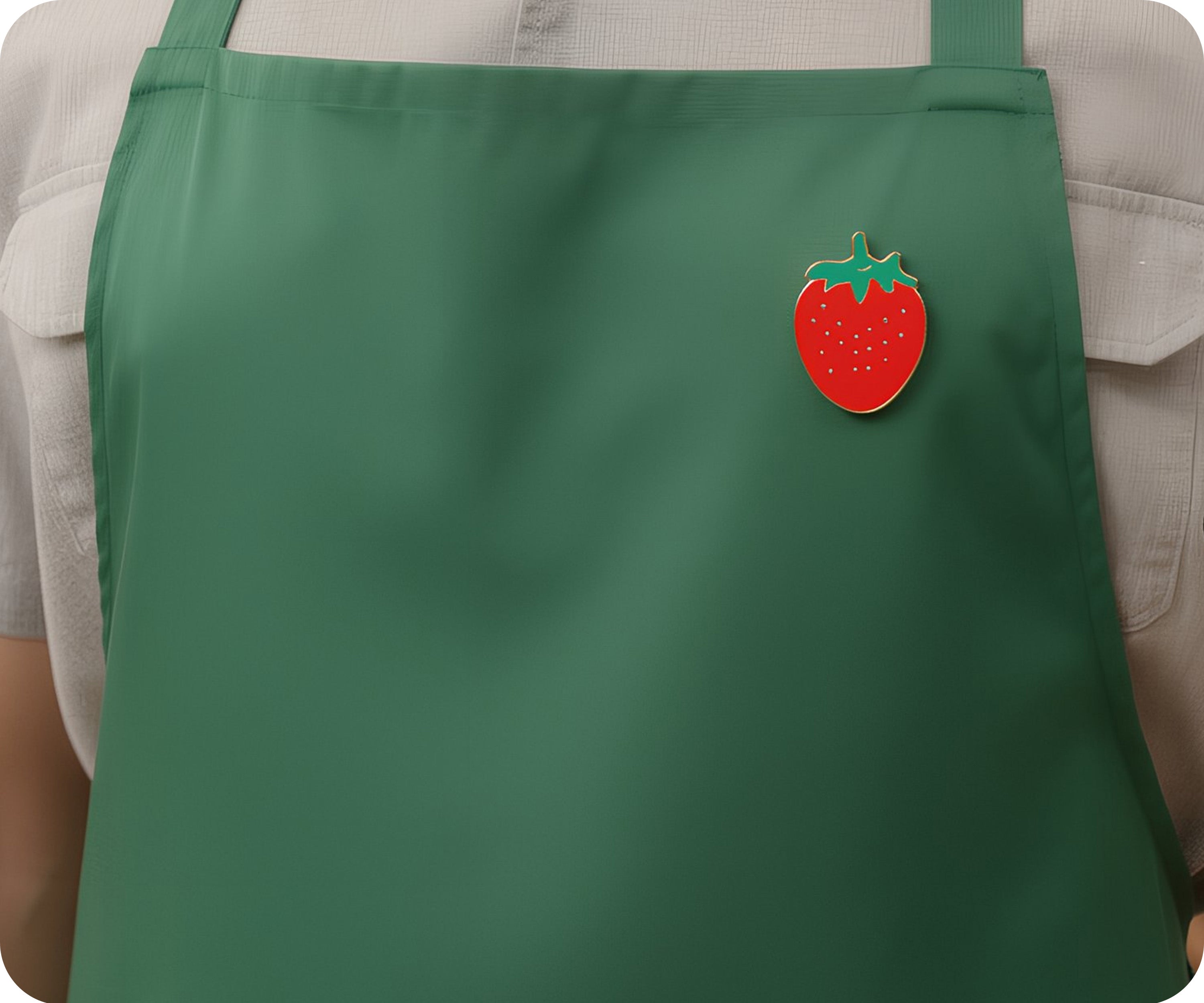 Strawberry Fruit Pin Badge