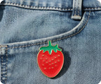 Strawberry Fruit Pin Badge