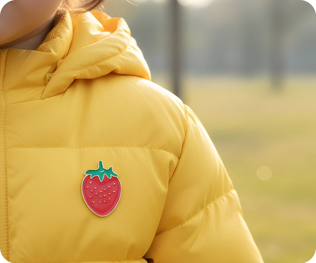 Strawberry Fruit Pin Badge