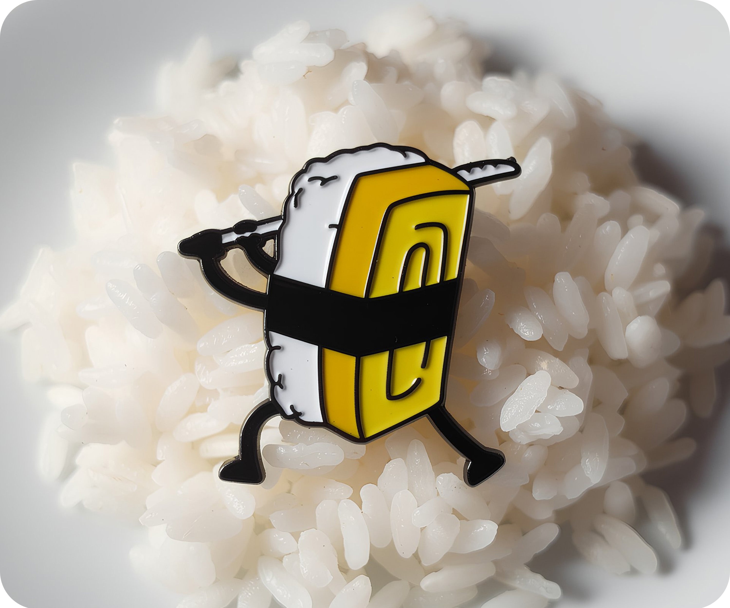 Insignia amarilla Sushi Samurai Imagen secundaria del producto