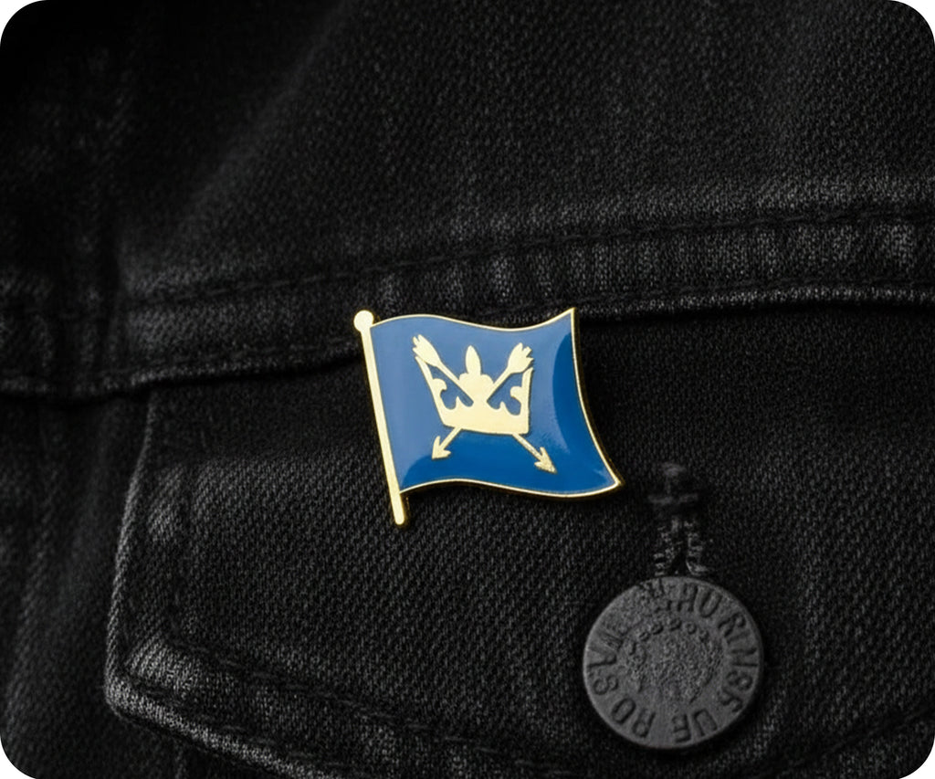 The Suffolk County English Flag Pin Badge