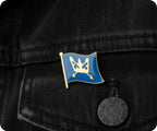 The Suffolk County English Flag Pin Badge