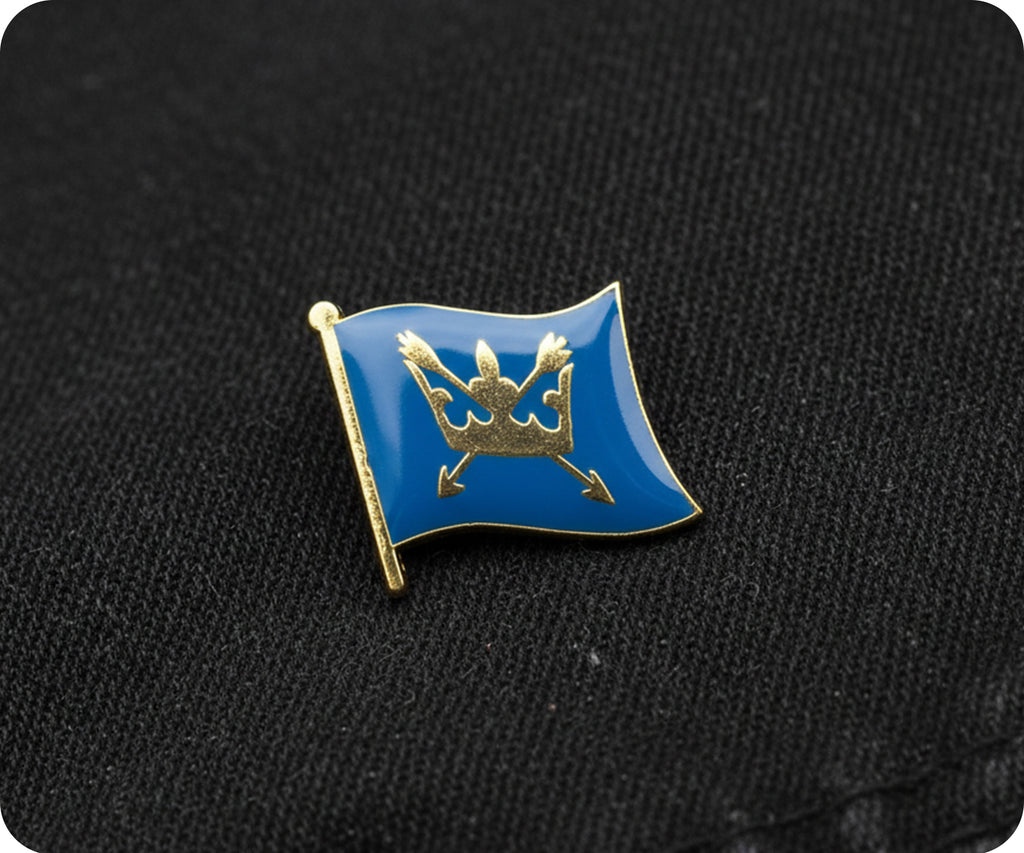 The Suffolk County English Flag Pin Badge