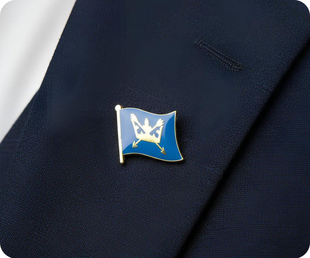 The Suffolk County English Flag Pin Badge