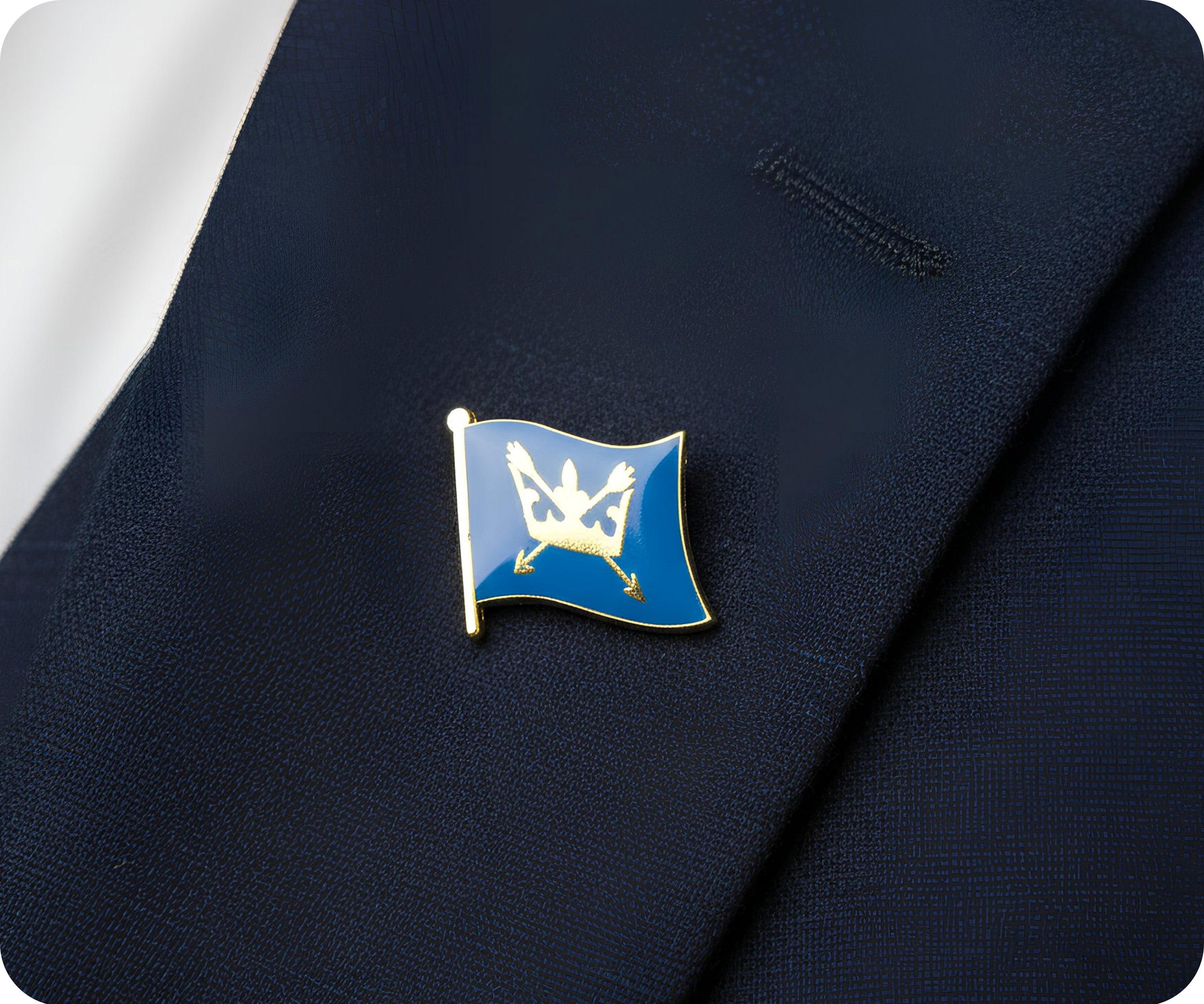 The Suffolk County English Flag Pin Badge