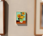 Vincent Van Gough Sunflower Pin Badge