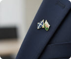 Scotland & Wales Friendship Pin Badge