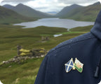 Scotland & Wales Friendship Pin Badge