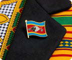 Swaziland Flag Pin Badge