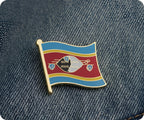 Swaziland Flag Pin Badge