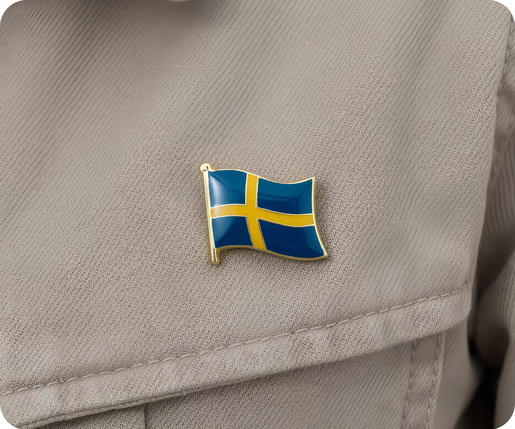 Sweden Flag Pin Badge