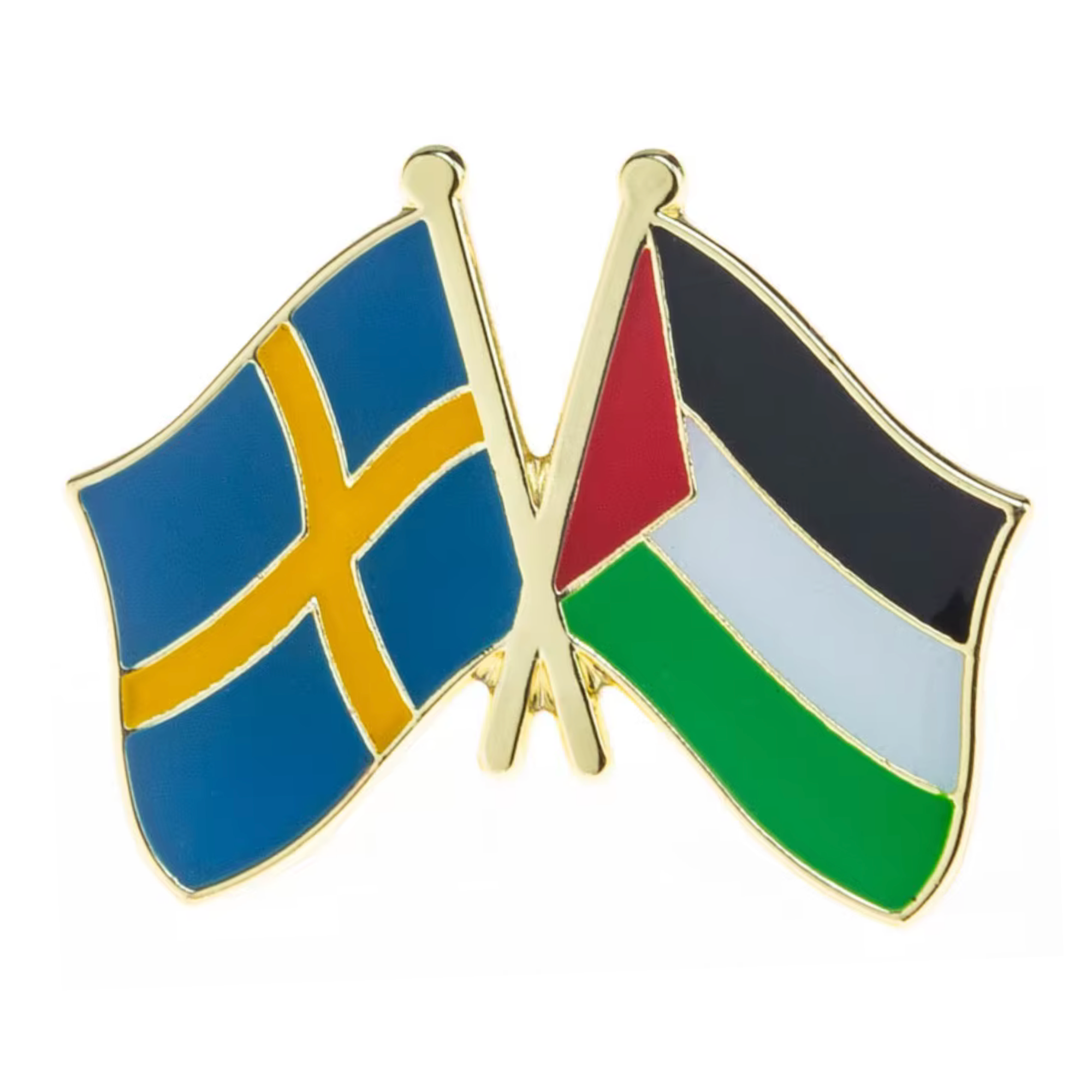 Pin de Amistad Suecia y Palestina Imagen principal del producto