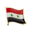 Syria 2 Star Flag Pin Badge