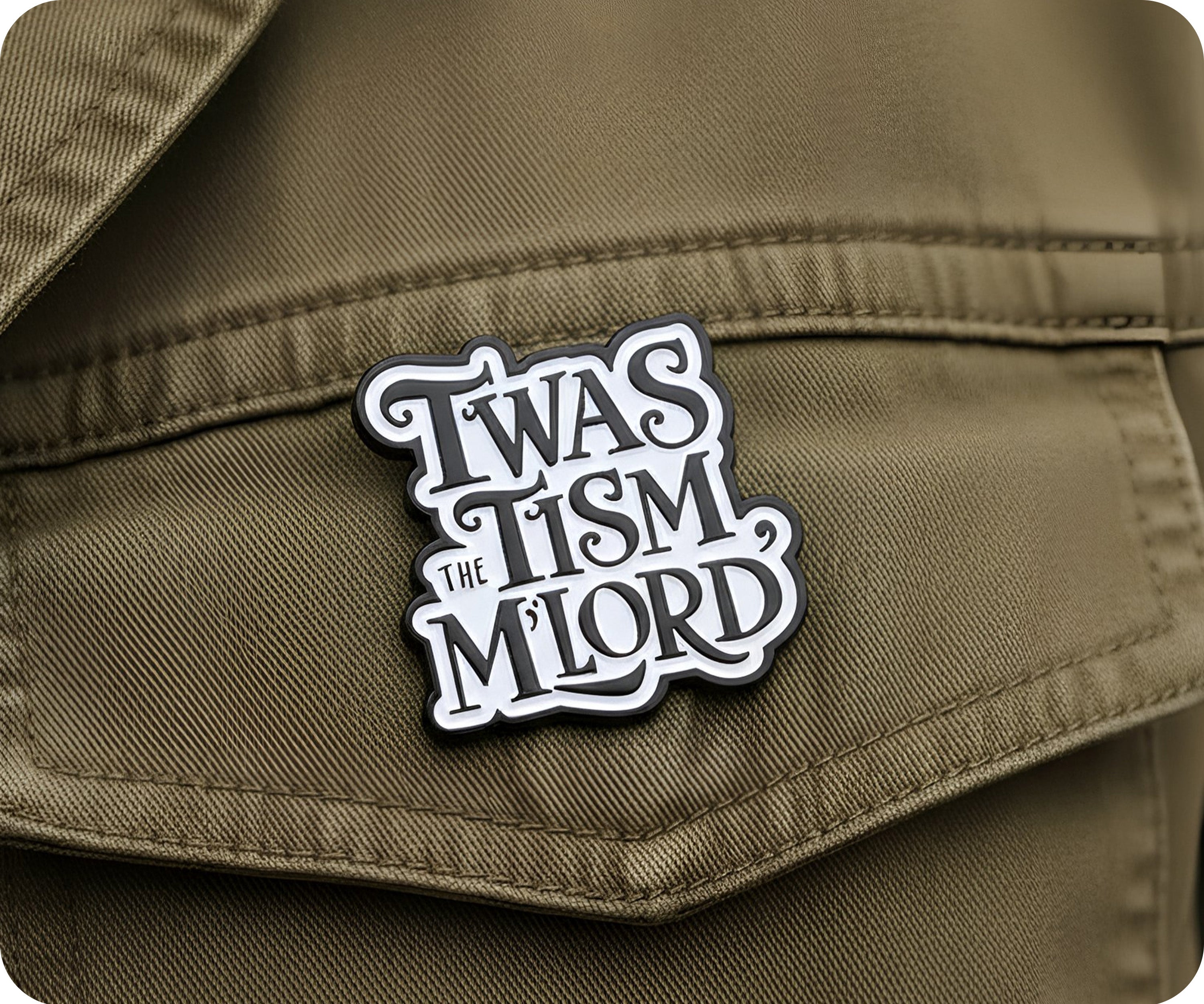 Fue El Autismo Mi Señor TDAH Divertido Pin Insignia Imagen secundaria del producto