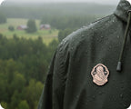 Lev Nikolayevich Tolstoy Portrait Pin Badge