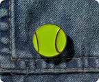 Tennis Ball Sport Pin Badge